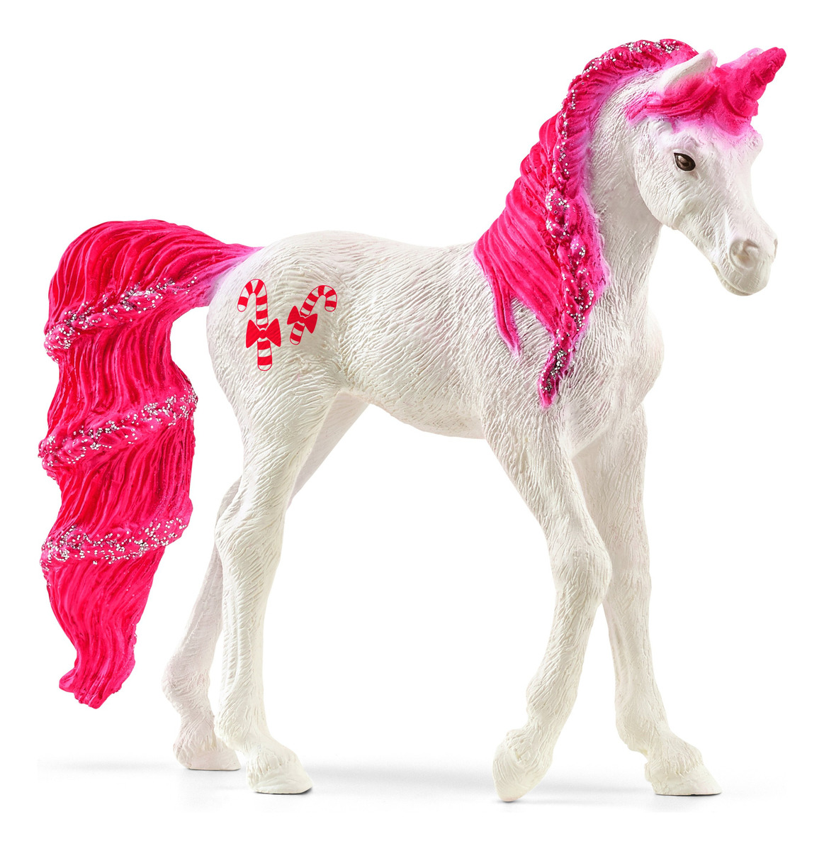 Figura Unicornio Candy Cane Bayala Schleich Caballo Trex