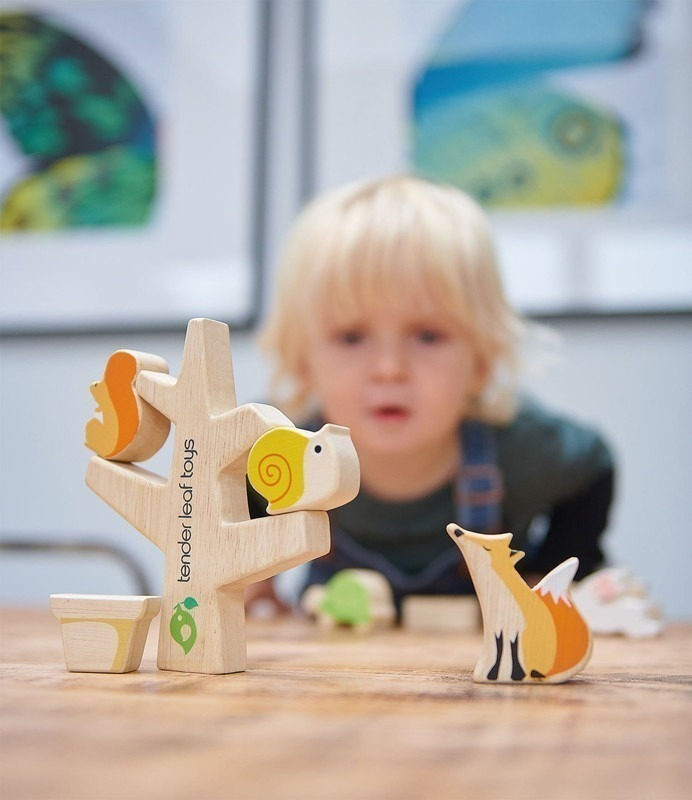 Tender Leaf Toys Apilar Animales Juguete Madera Niños Trex®