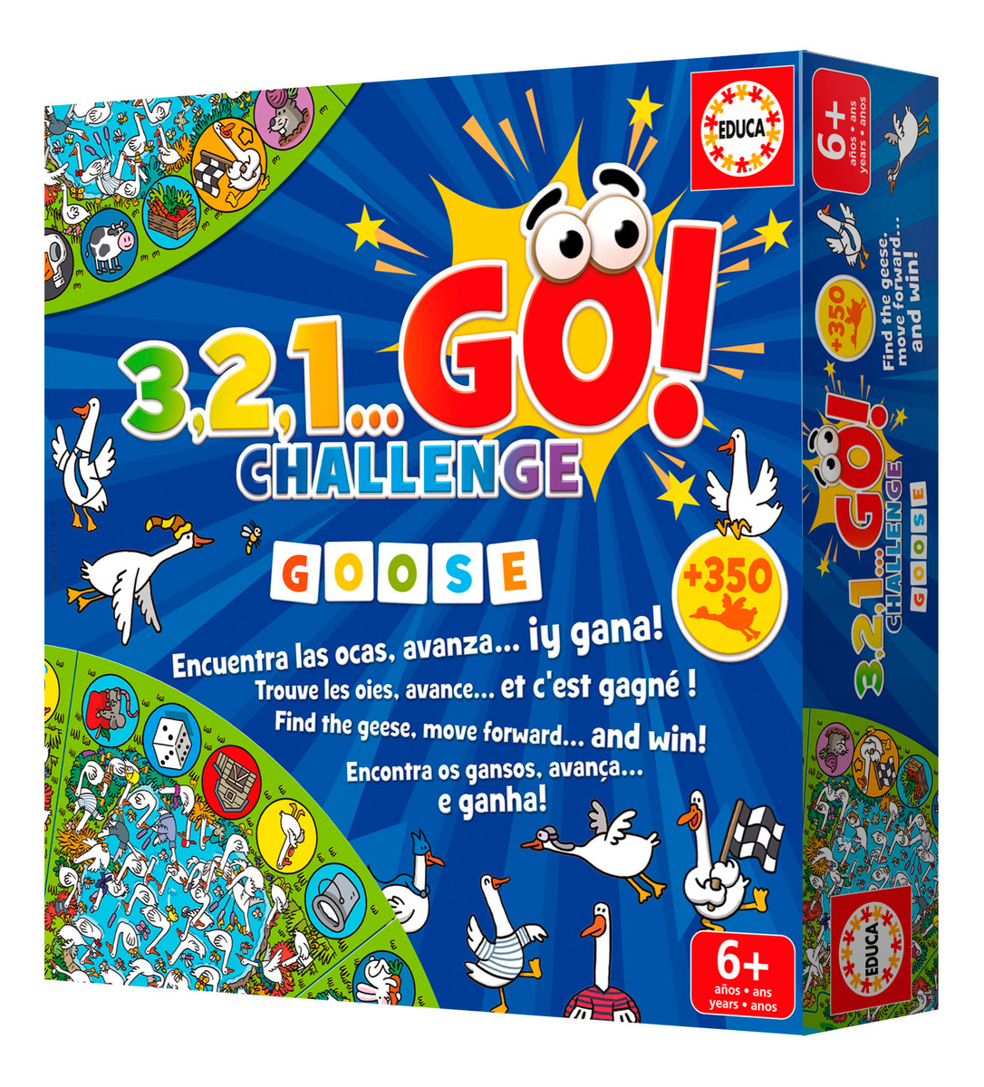 Juego Infantil 3, 2, 1... Go! Busca Las Ocas Educa Trex
