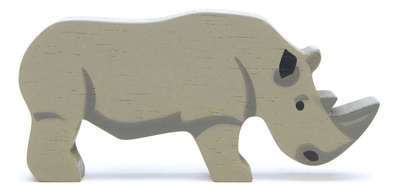 Figura Rinoceronte Tender Leaf Toys Animal De Madera Trex®