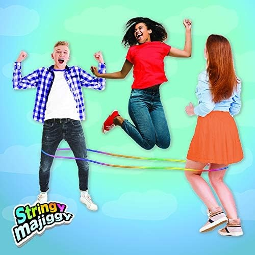 Juego Elastico La Liga Goma Resorte Infantil Saltar Ja Ru Tx