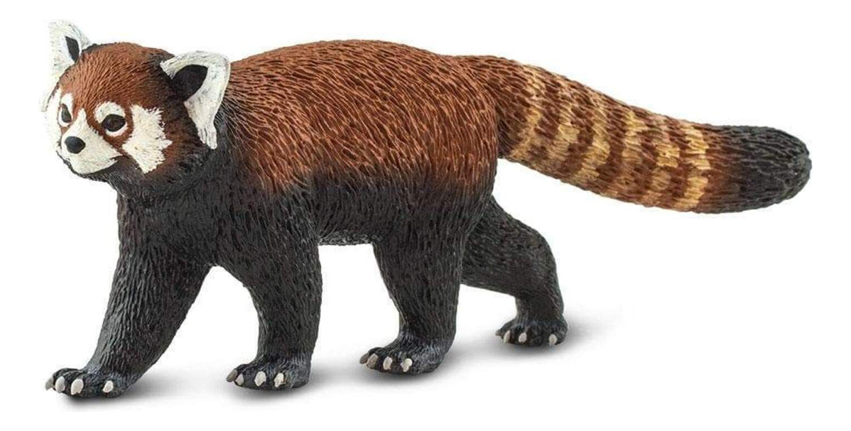 Figura Realista Panda Rojo Detallado Vida Salvaje Safari Tx