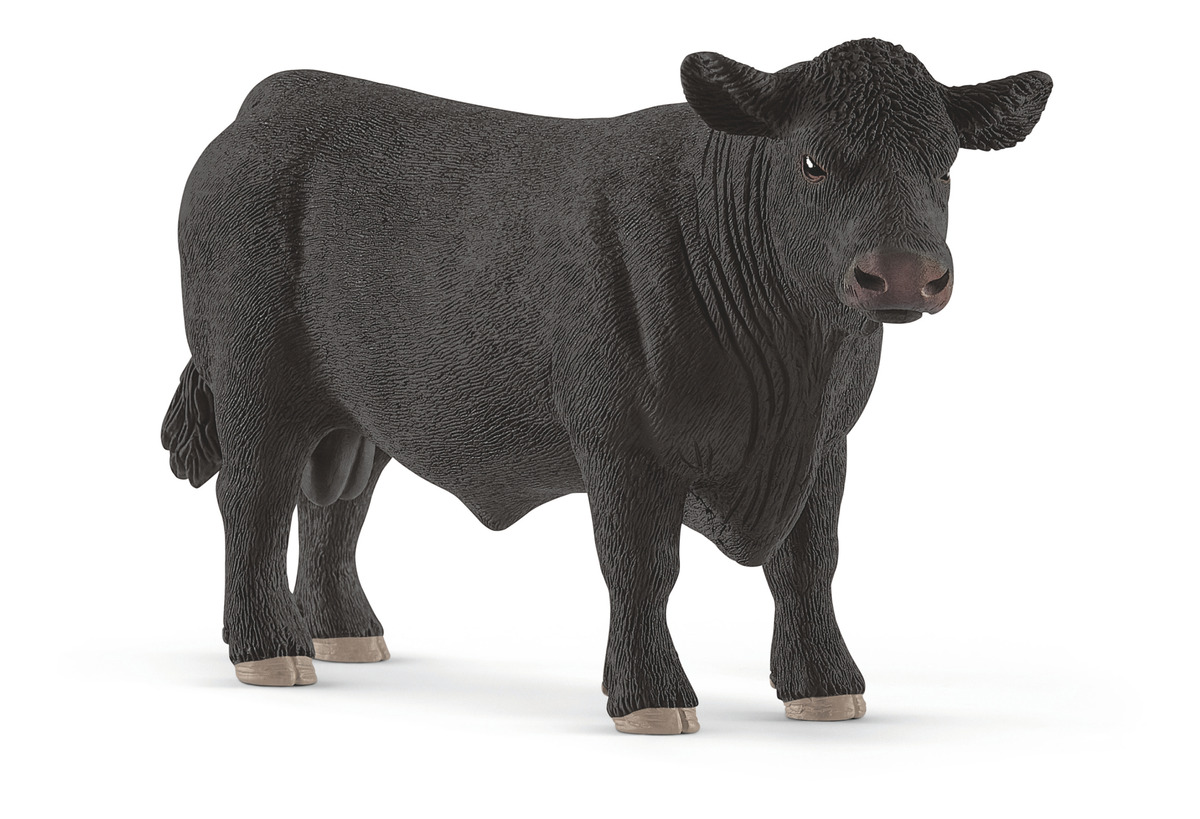 Figura Muñeco Toro Angus Negro Cuernos Schleich Rodeo Trex