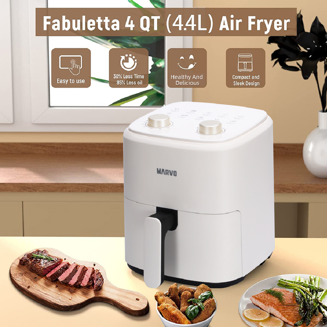 Freidora Sin Aceite Marvo 4.4 Litros Air Fryer Haf 031 Trex