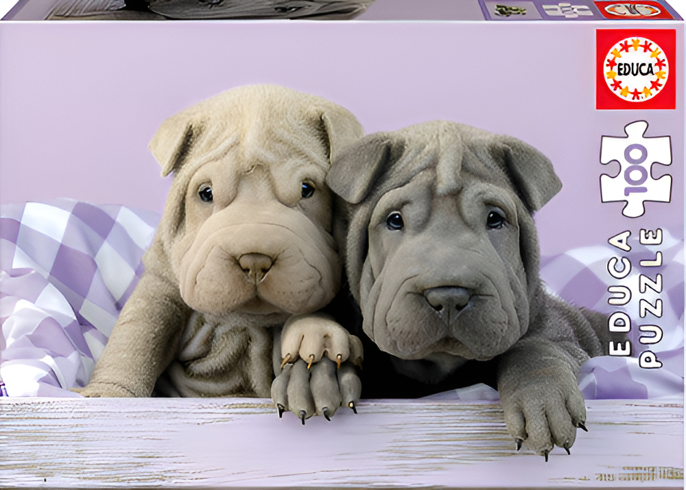 Puzzle Rompecabezas Shar-pei Educa 100pcs ¡buenos Días! Trex