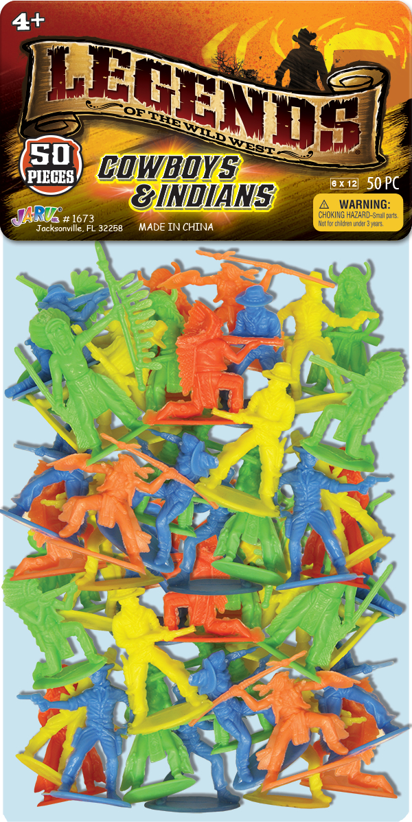 Figuras Soldados Soldaditos Cowboys Vs Indios Ja Ru Trex