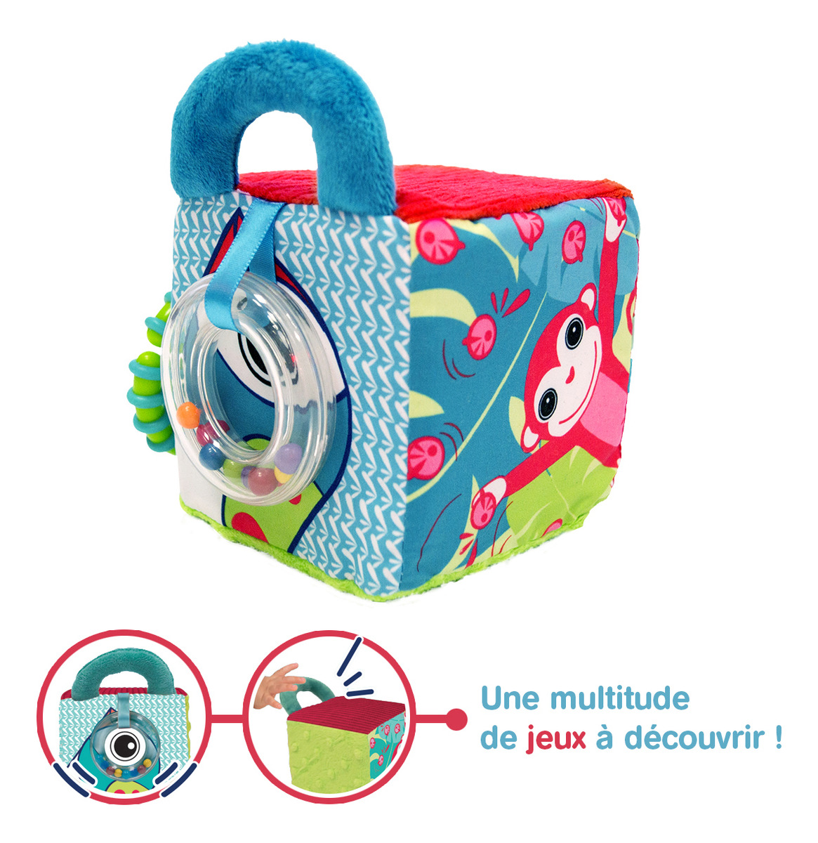 Cubo Fabrica De Actividades Bebe Ludi Juego Sensorial Tx