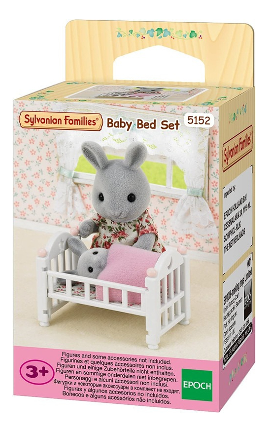 Sylvanian Families Set Cuna Para Bebe Cama Juguete Niños Tx