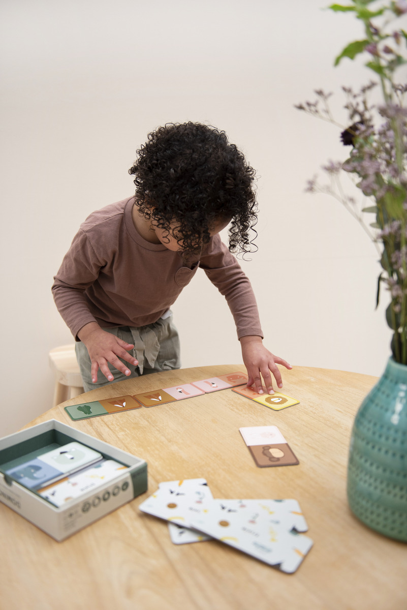 Domino Infantil Didactico Animales Juego Trixie Calidad Trex