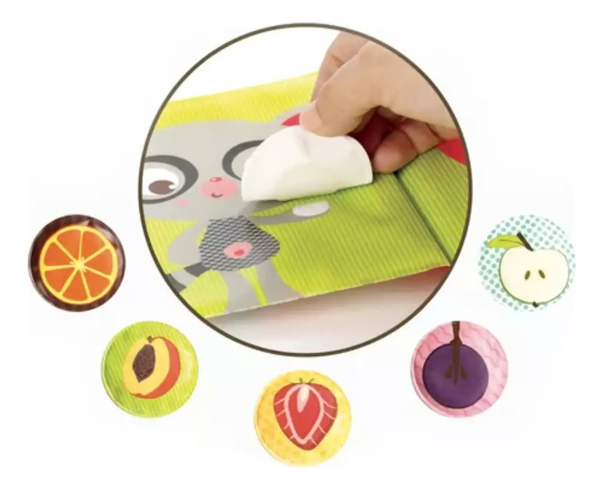 Libro Didáctico Sensorial Bebes Olores Infantil Ludi Trex