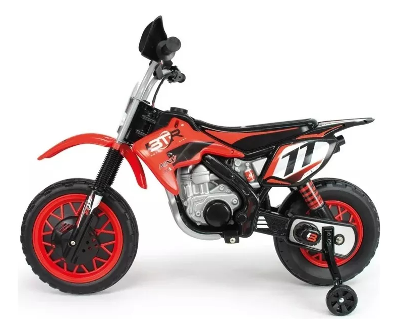 Moto Cross Injusa Motito Bateria Ruedas Infantil Calidad Tx