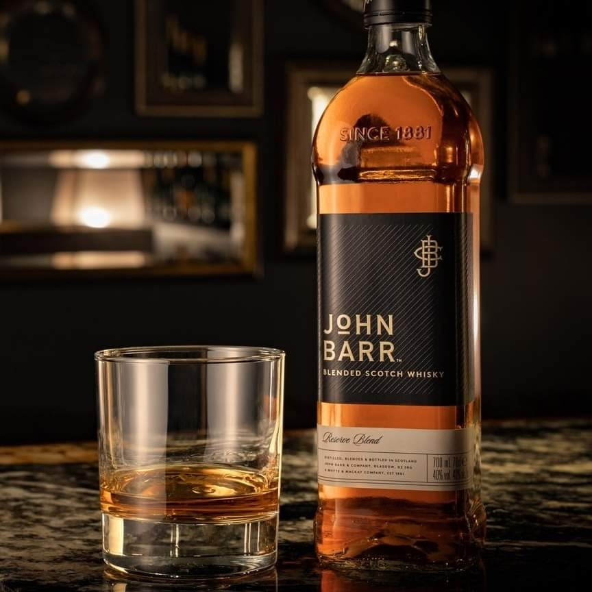 Whisky Fino De Reserva John Barr Botella 1litro Escoces Trex