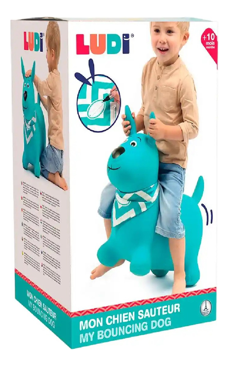 Perro Saltarin Ludi Juguete Inflable Para Saltar Y Jugar