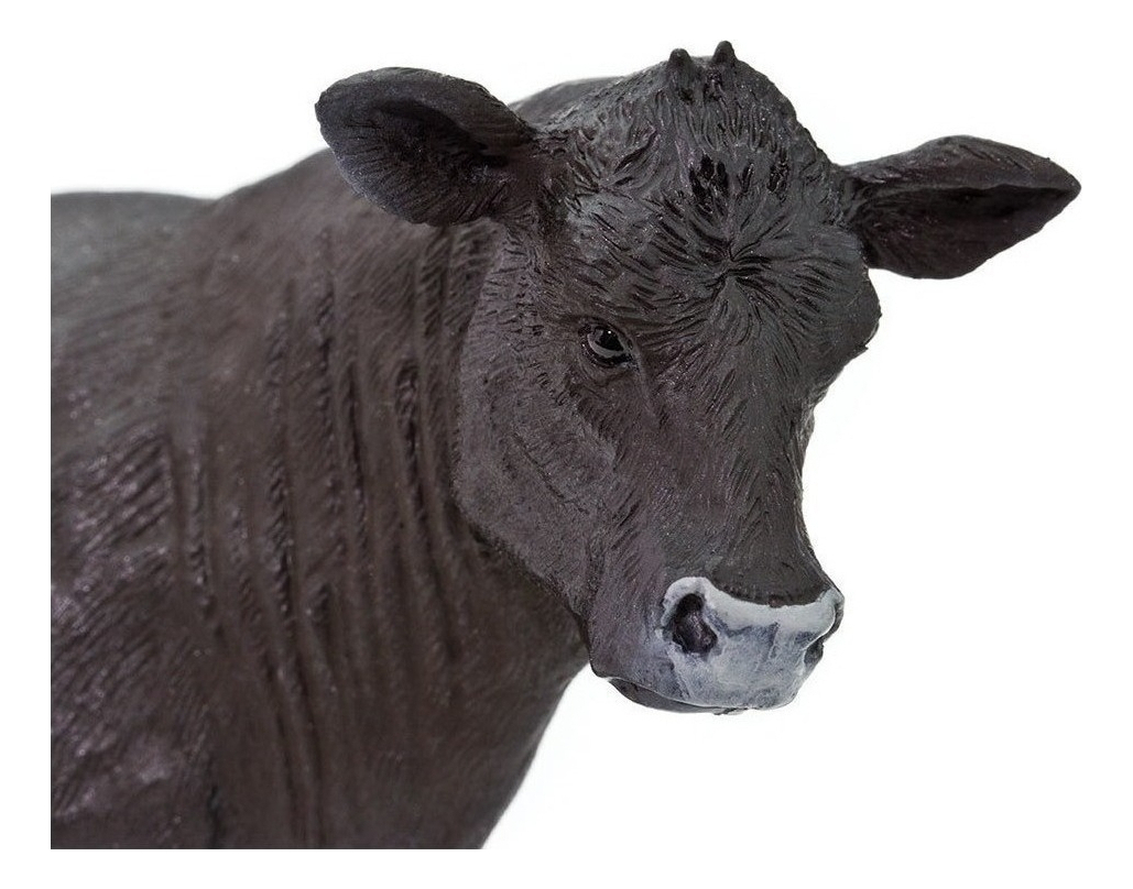 Safari Vaca Angus Vaquita Cow Granja Figura Coleccion Tx