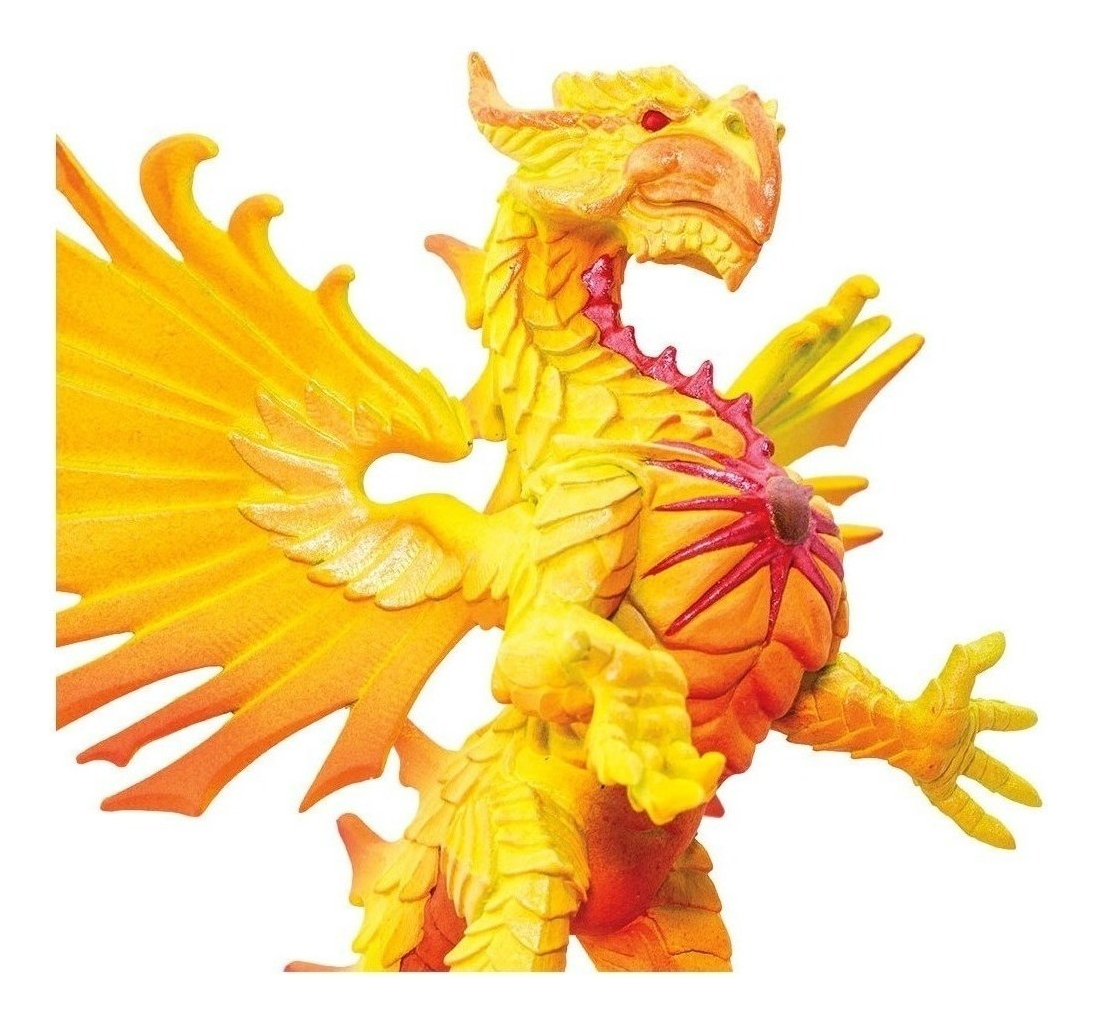 Figura Safari Dragón Del Sol Fuego Niños Juguete Infantil