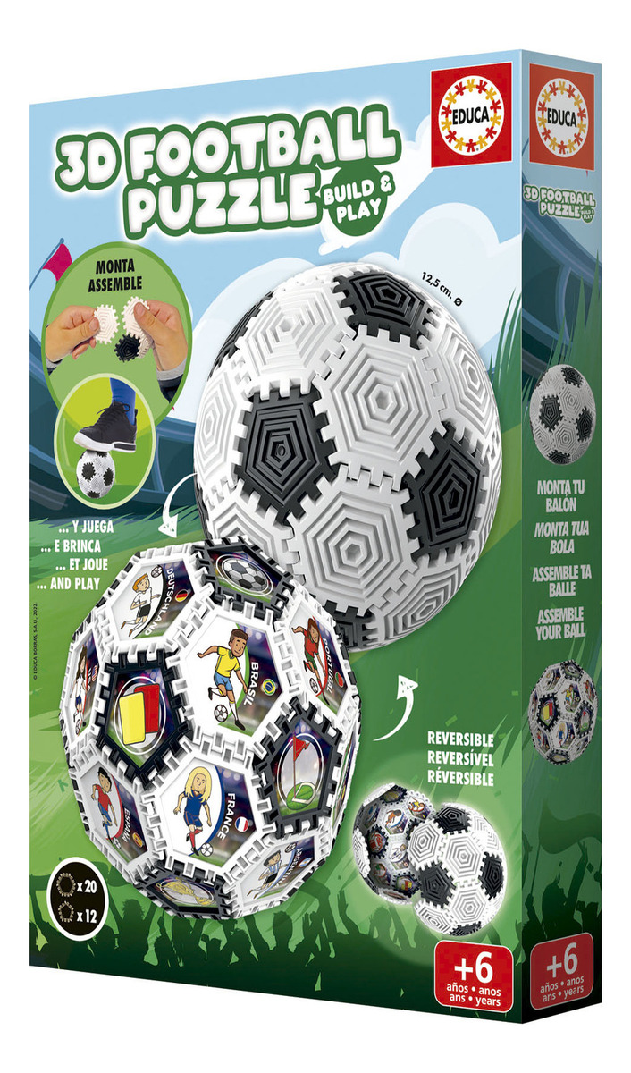 Puzzle Rompecabezas 3d De Fútbol 32 Piezas Educa Trex