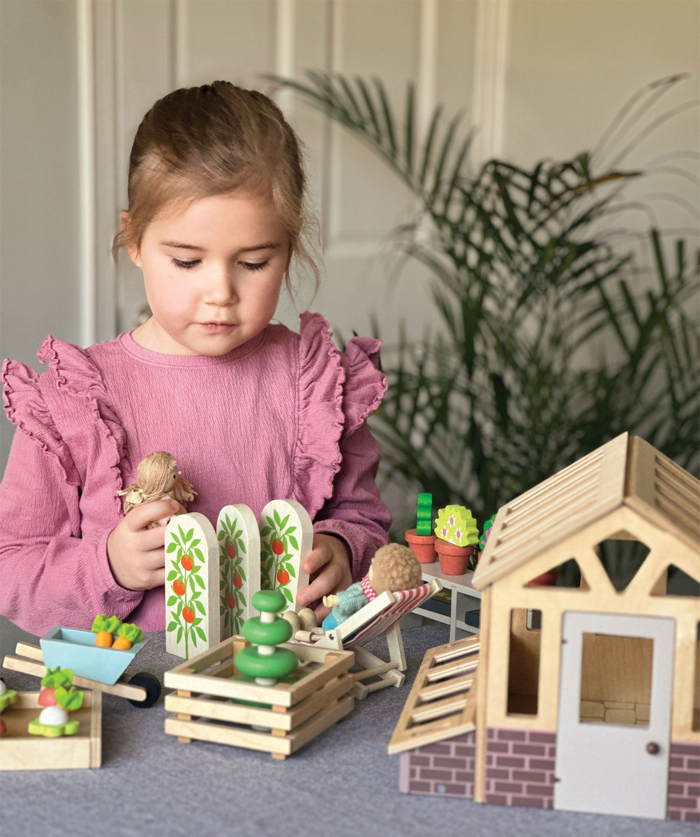 Juguete Niños Invernadero Y Jardin Tender Leaf Madera Trex®