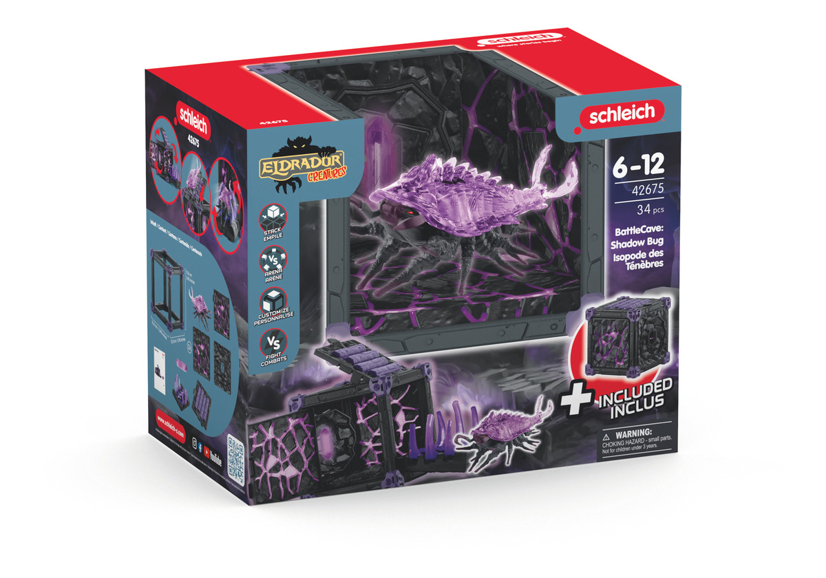 Set Figuras Jaula Monstruos Isopodo Sombra Eldrador Schleich