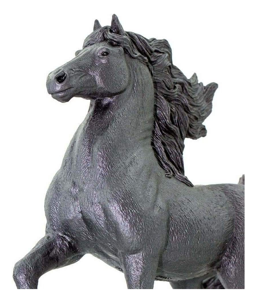 Yegua Caballo Frisón Frisona Figura Safari Juguete Muñeco Tx