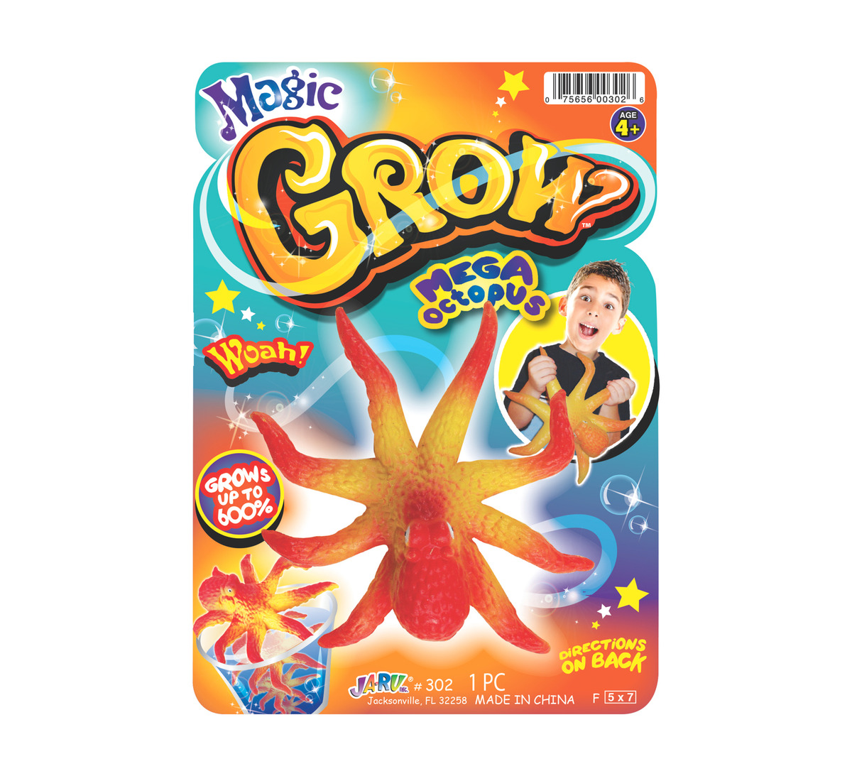 Animales Magicos Grow Crecen En Agua 600% Ja-ru Calidad Trex