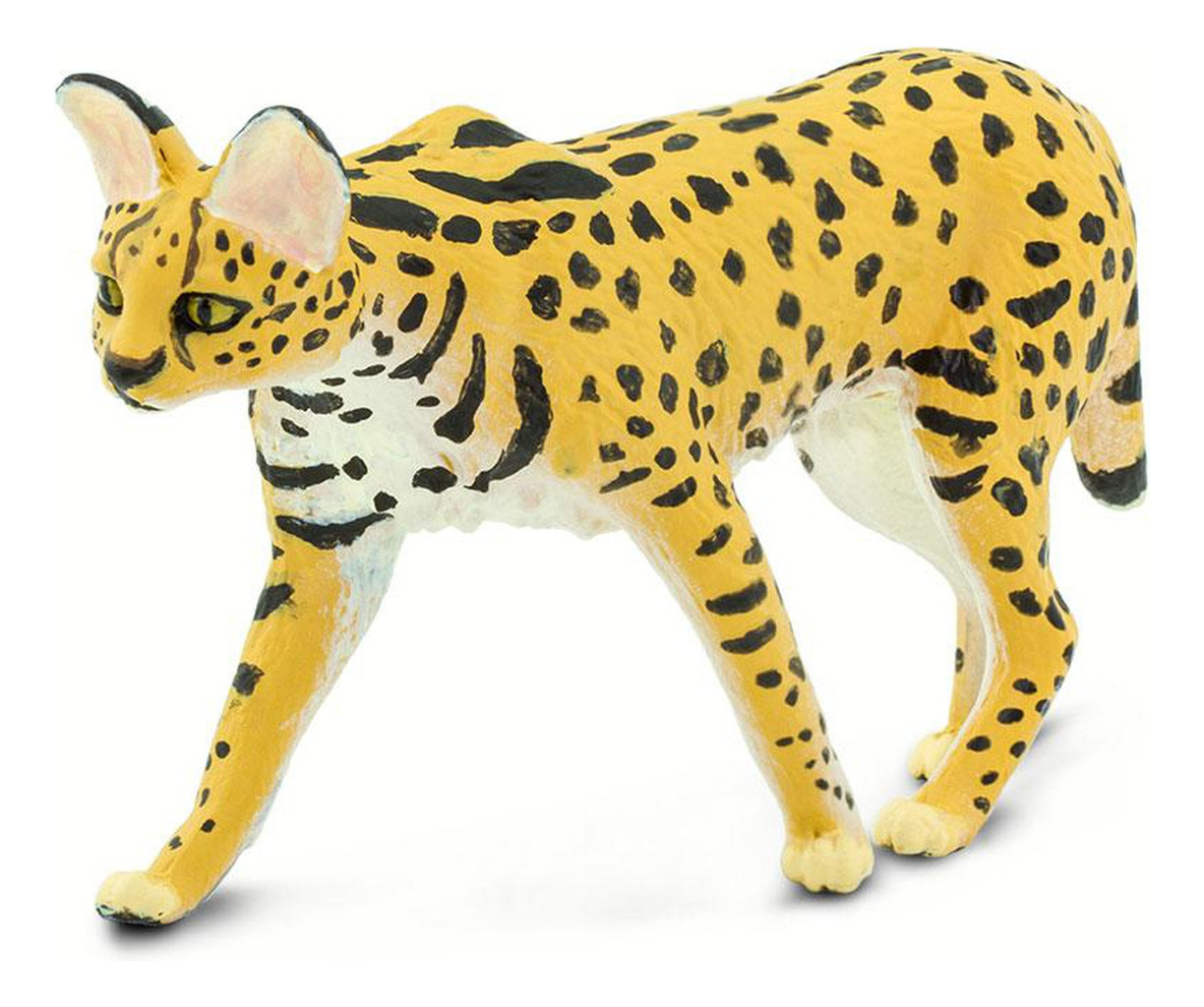 Gato Cerval Africano Safari Figura Muñeco Realista Trex