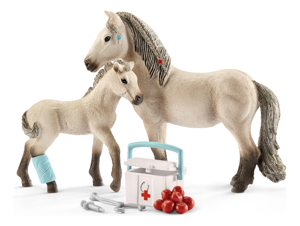 Set Veterinario Hannah Yegua Potro Schleich Horse Club Trex