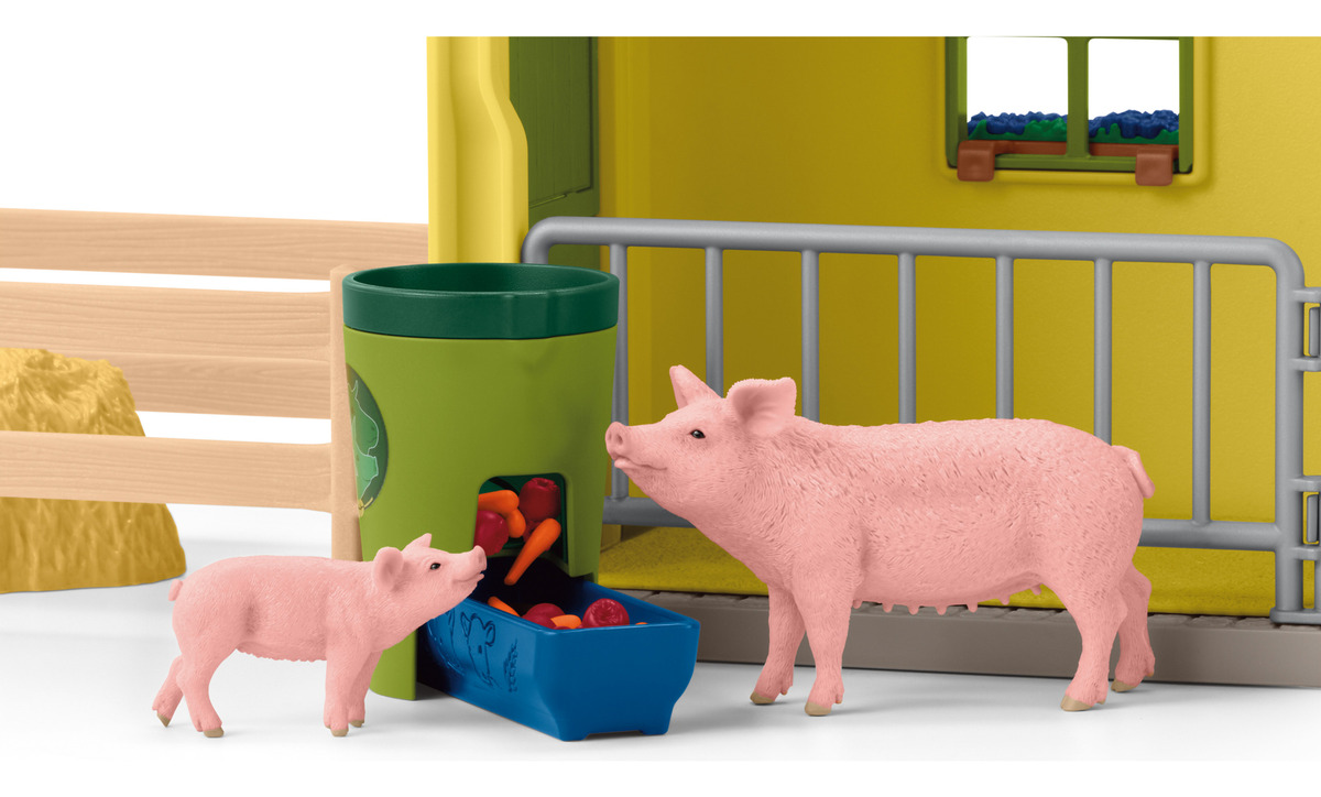 Establo Granero Animales Accesorios Farm World Schleich Tx