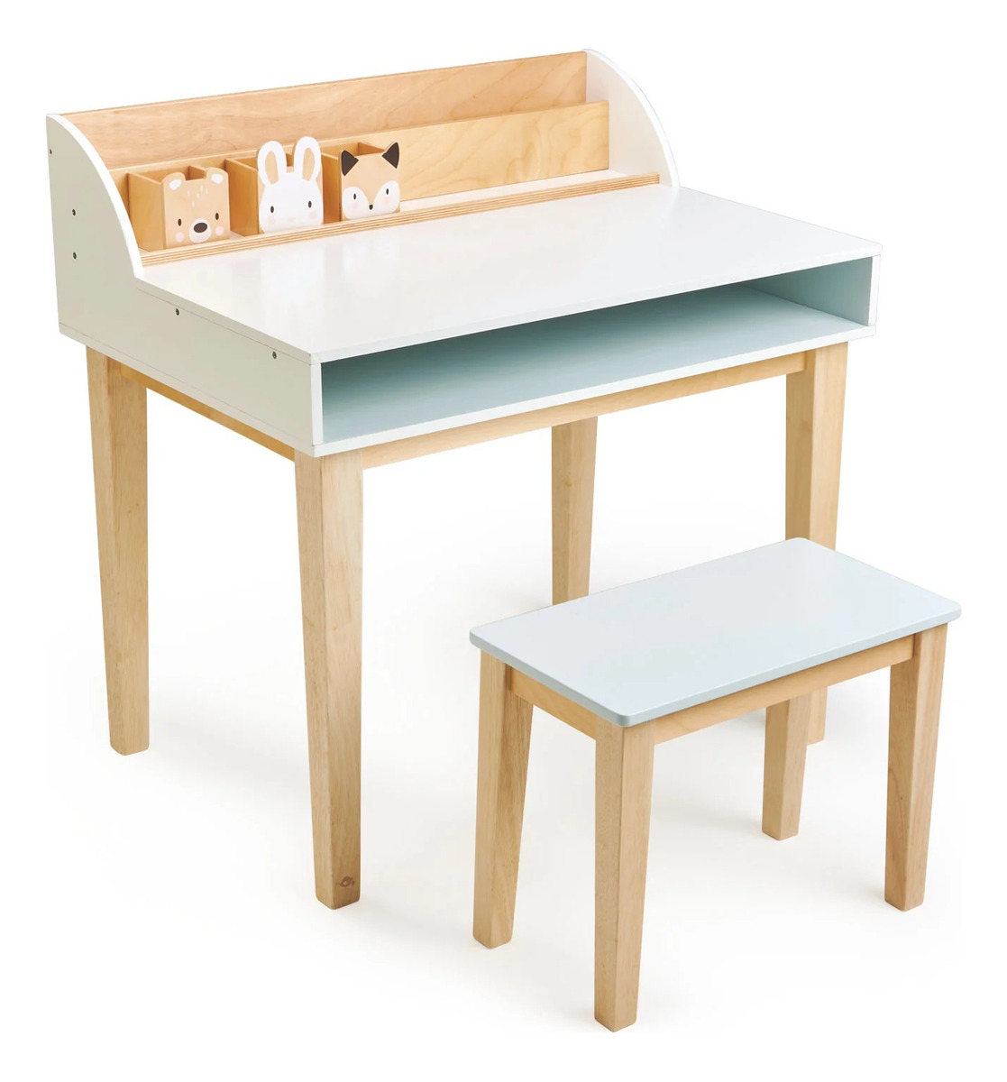 Escritorio Y Silla Tender Leaf Juguetes Madera Niño Tx