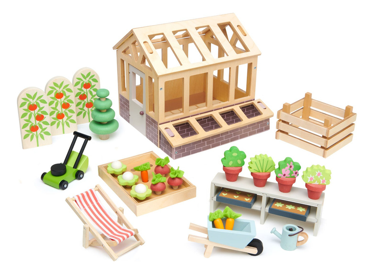 Juguete Niños Invernadero Y Jardin Tender Leaf Madera Trex®