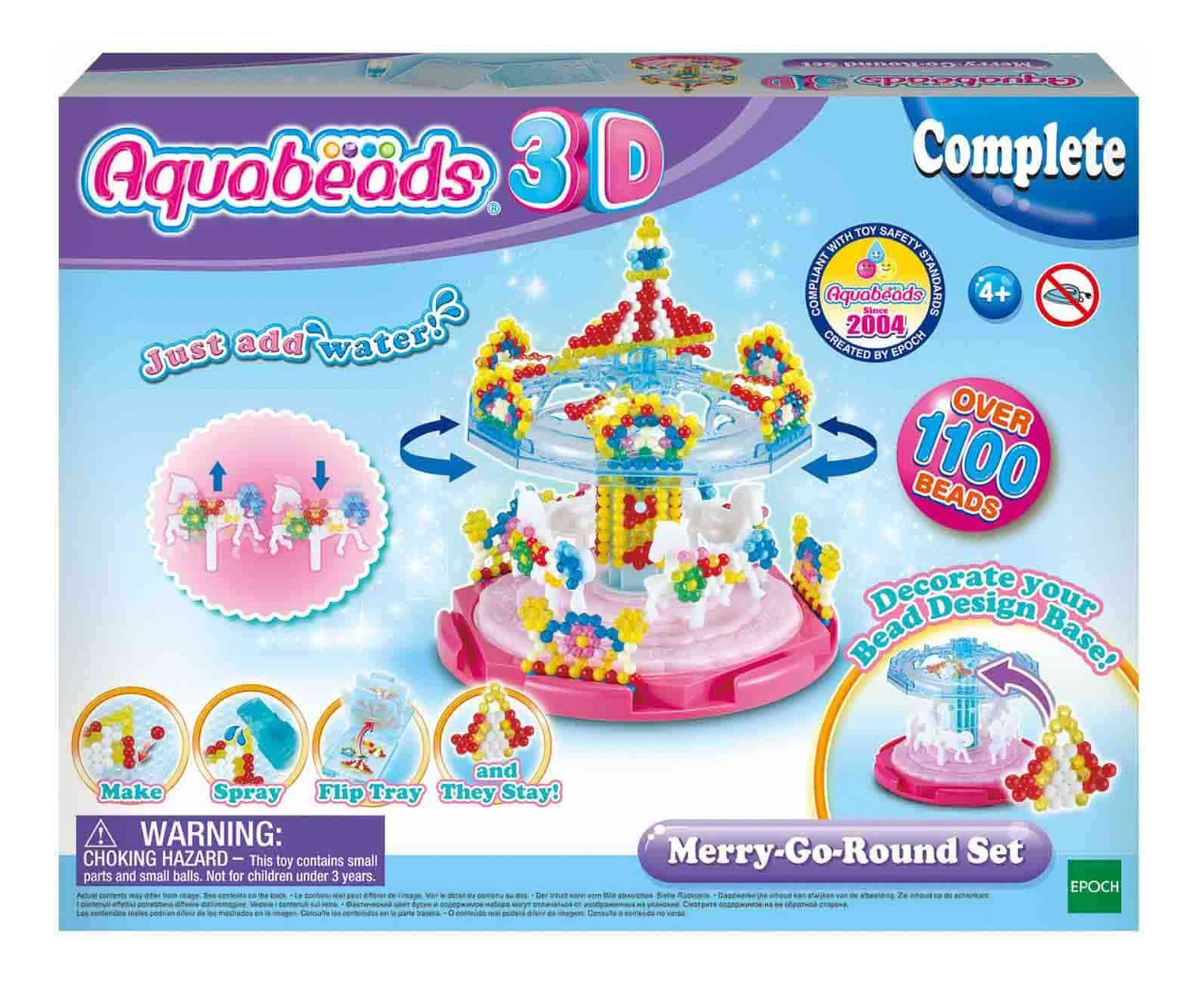 Aquabeads 3d Juguete Infantil Niños Caballos Carrusel Trex