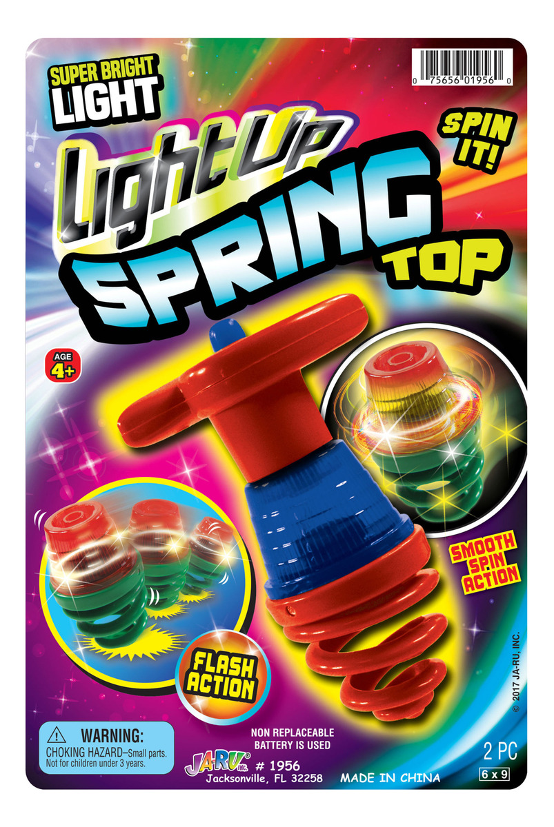 Trompos Luces Flash Spin It Super Bright Ja Ru Trex