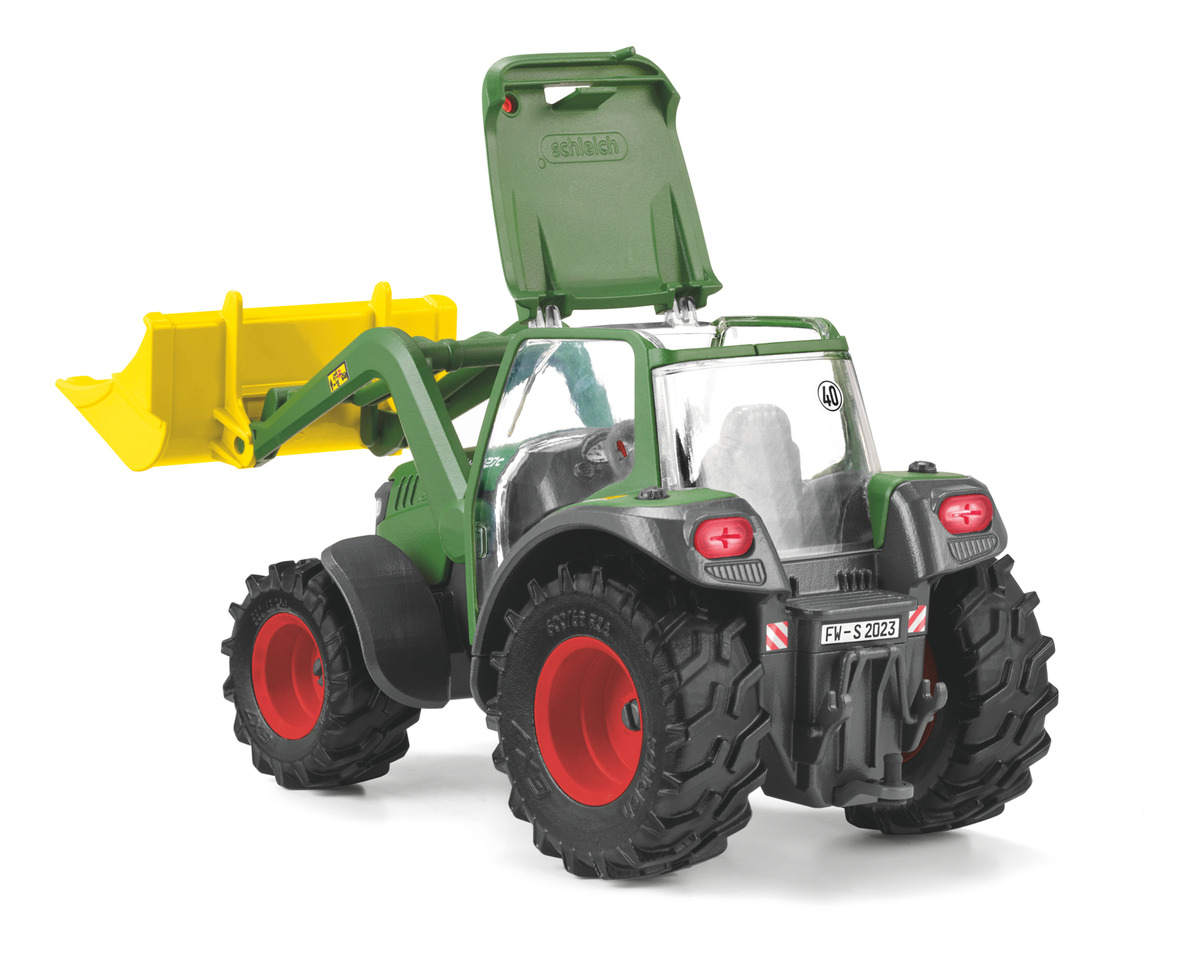 Set Figuras Tractor Con Trailer Granja Animal Schleich Trex