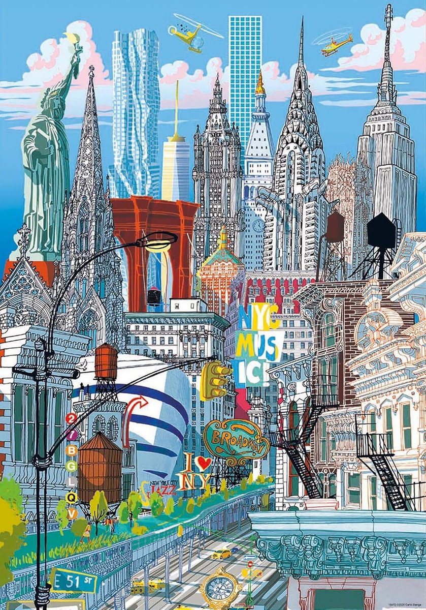 Puzzle Rompecabezas City New York 200 Piezas Educa Trex