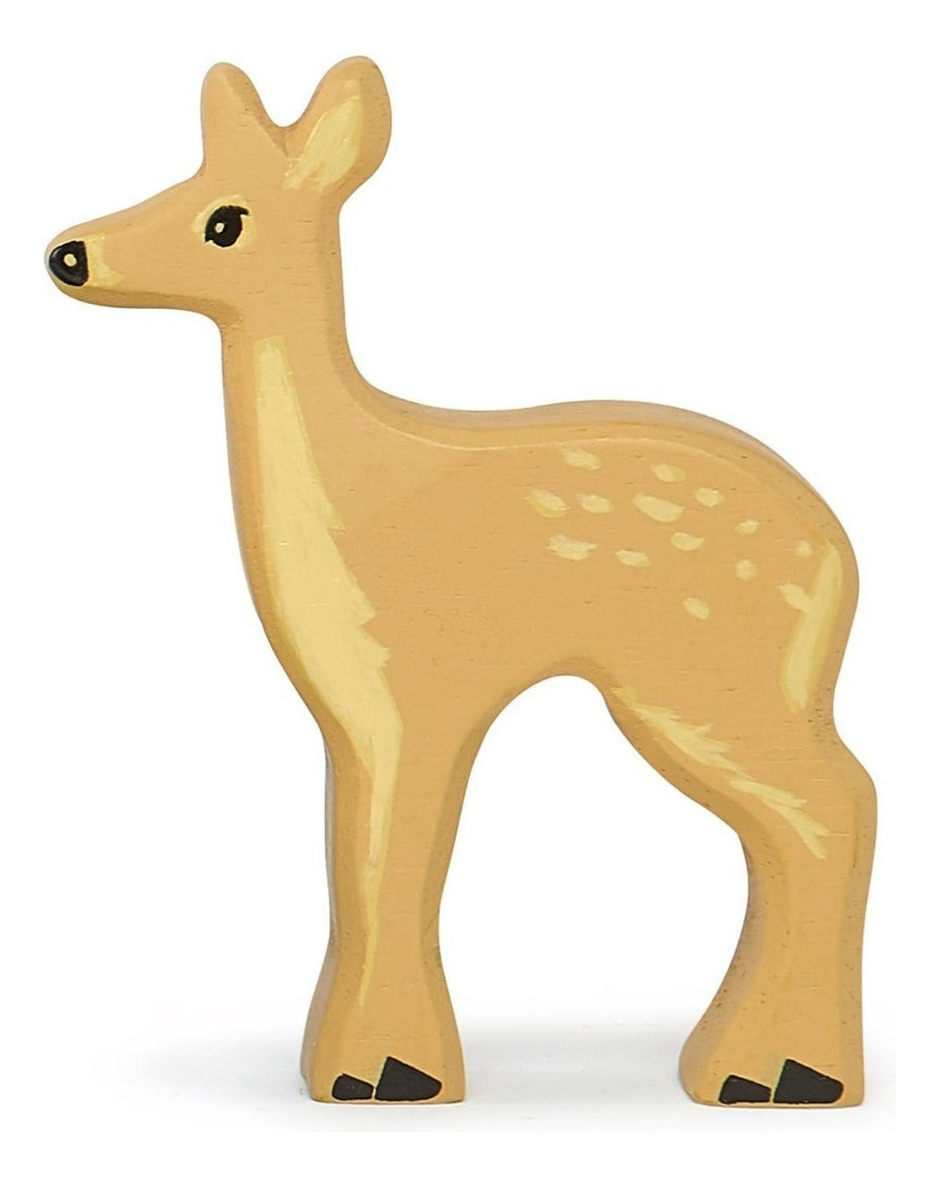 Figura Ciervo Tender Leaf Toys Animal De Madera Juguete Trex