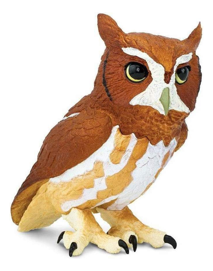 Buho Americano Safari Figura Muñeco Coleccion Realista Trex