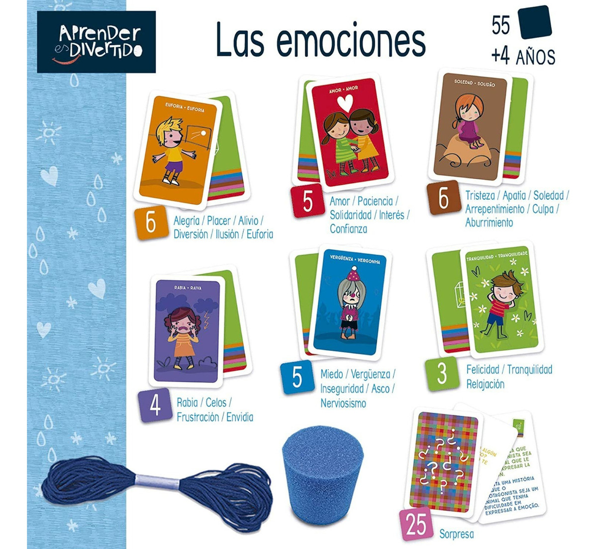 Puzzle Aprender Las Emociones Rompecabezas Educa Niños Trex