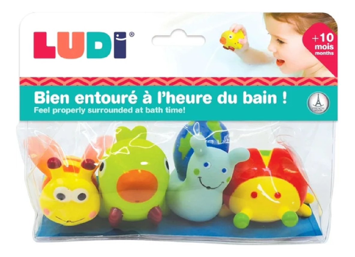 Juguete De Baño Animales Coloridos Ludi Para Bebes Trex