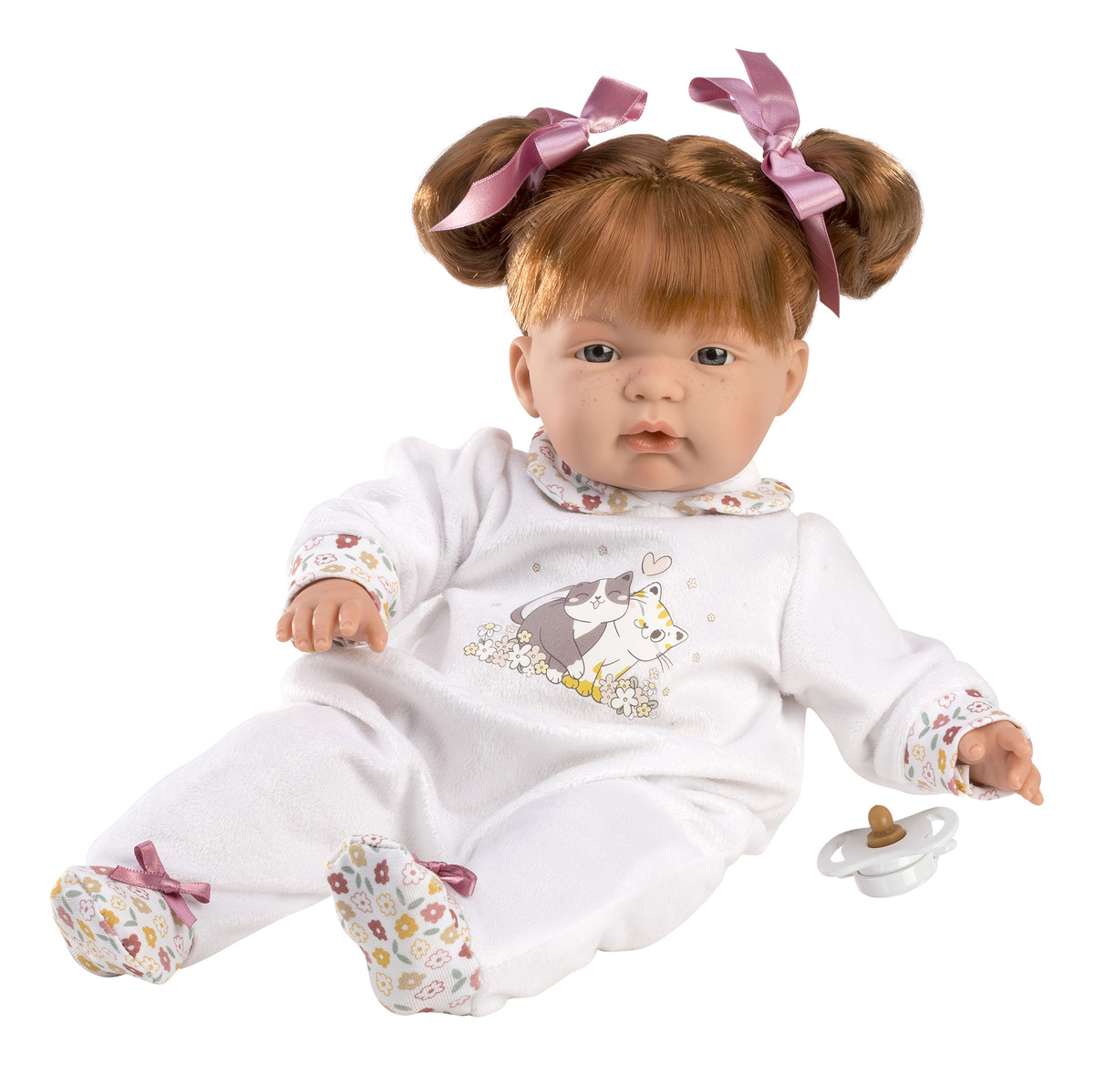 Bebe Muñeca Joelle Pelirroja 38cm Llorens Infantil Trex
