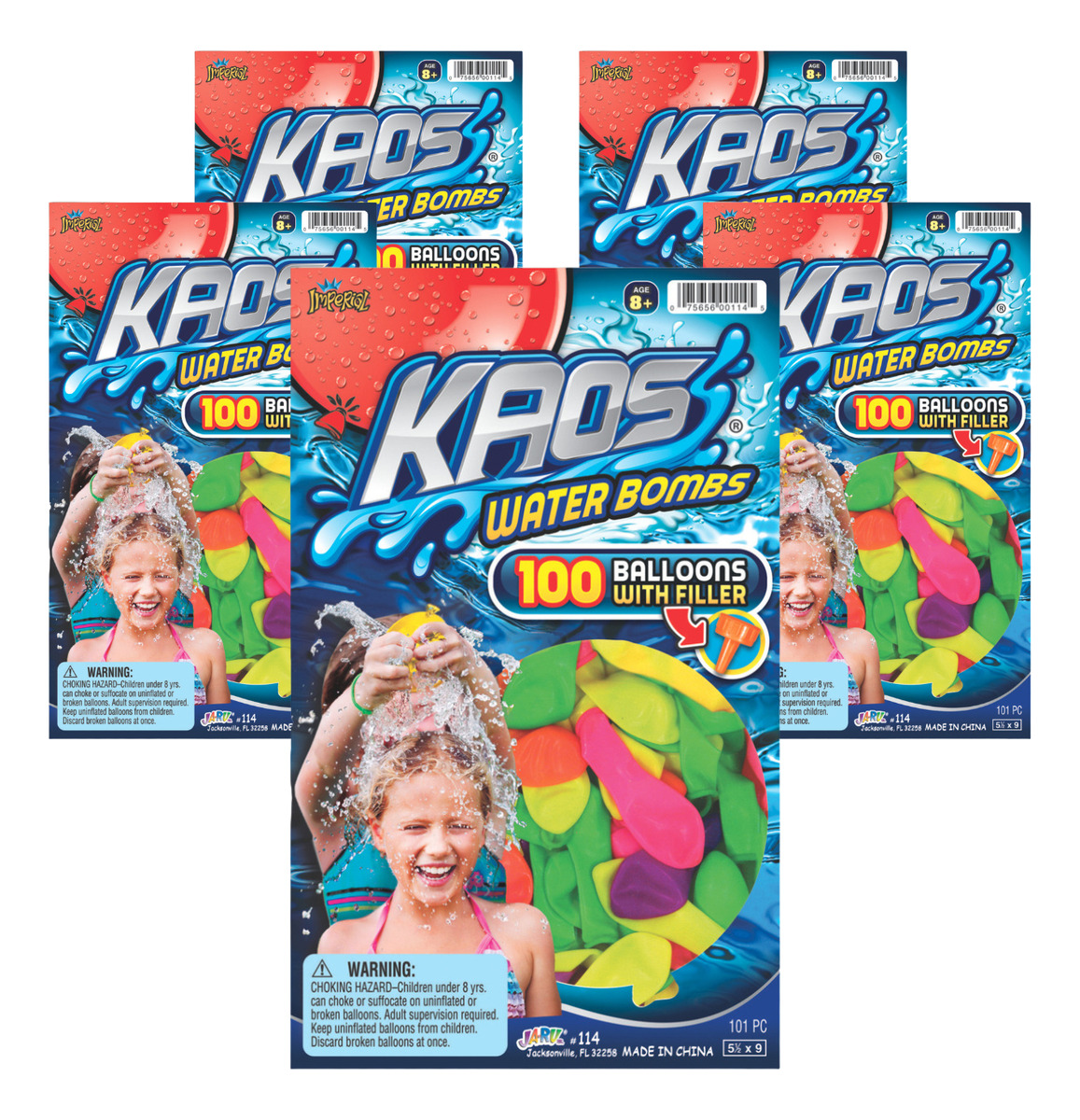Kit Juego Bombitas Agua X500 + Adaptador Ja Ru Diversion Tx