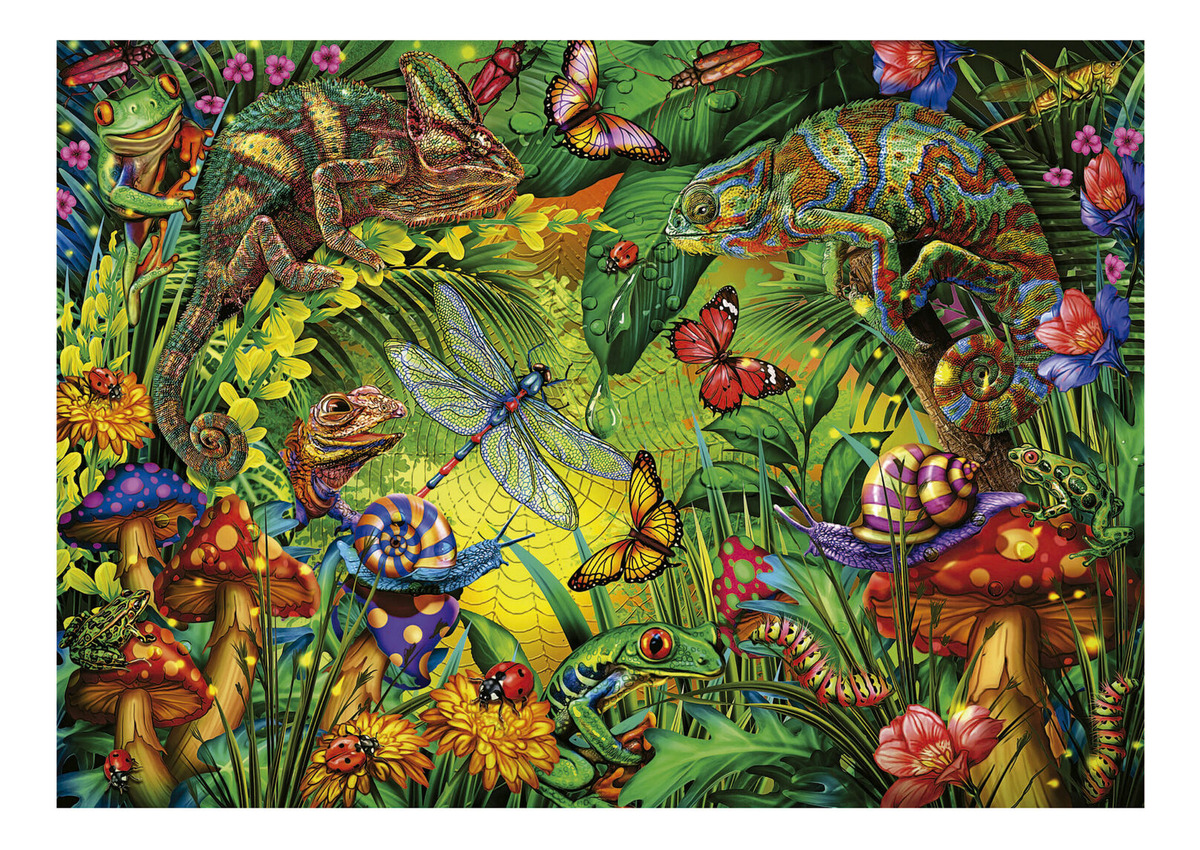 Puzzle Educa Borras 500pcs Bosque De Colores 19551 Trex