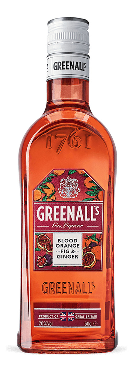 Gin Greenall's Blood Orange Naranja 700 Ml Premium Trex