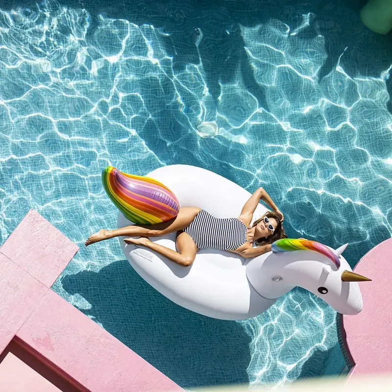 Unicornio Flotador Inflable Piscina Pileta Essential Xl Tx
