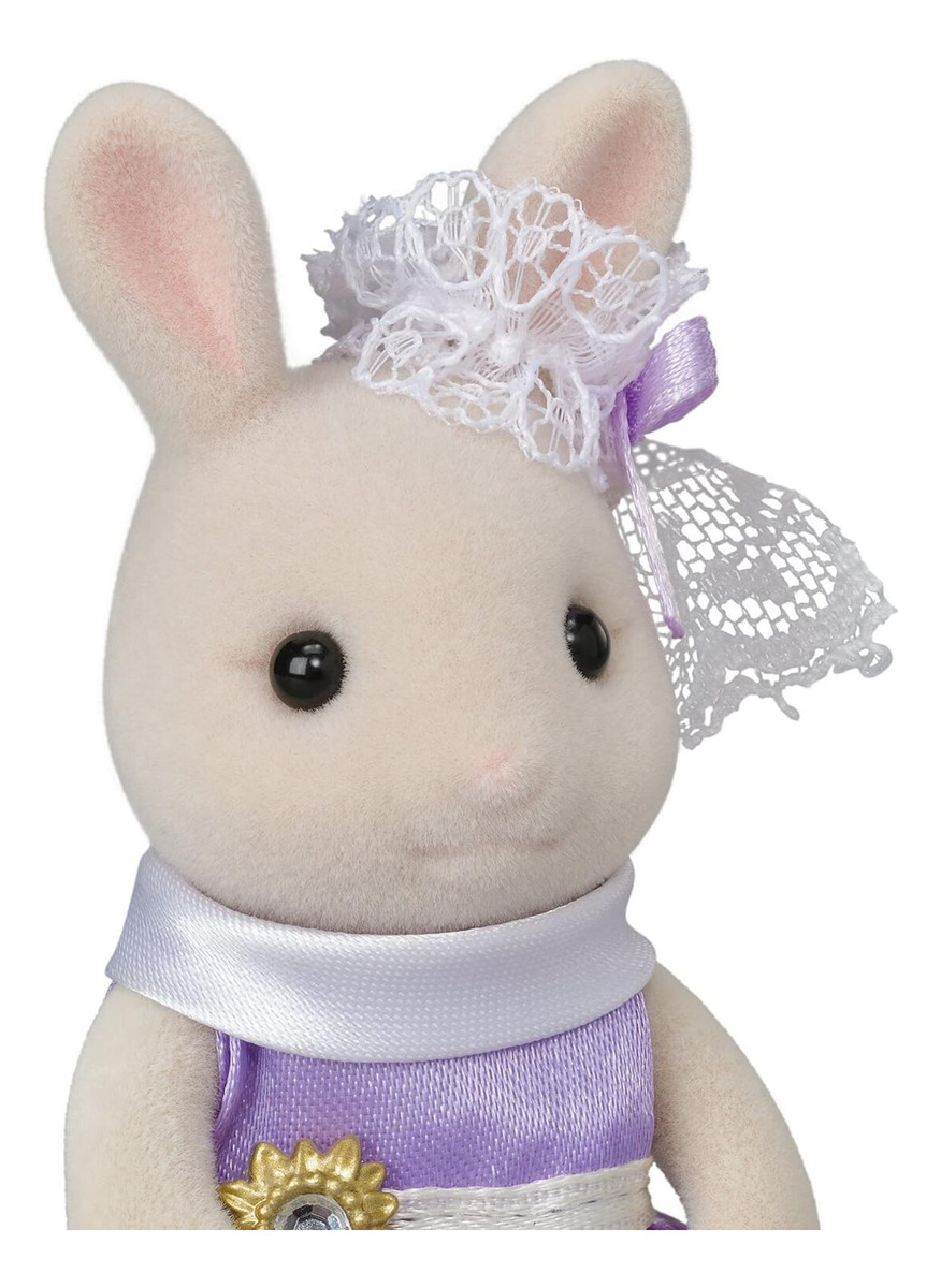 Ternurines Hermana Mayor Conejo Leche Set Flores Sylvanian