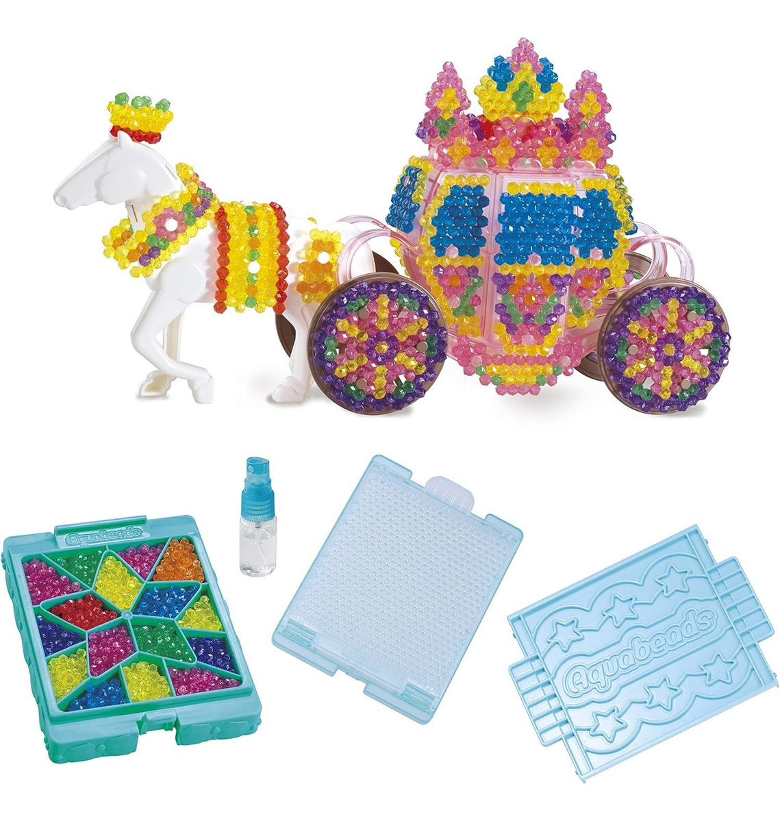 Aquabeads Set Carruaje De Cristal Infantil Juguete Niños Tx