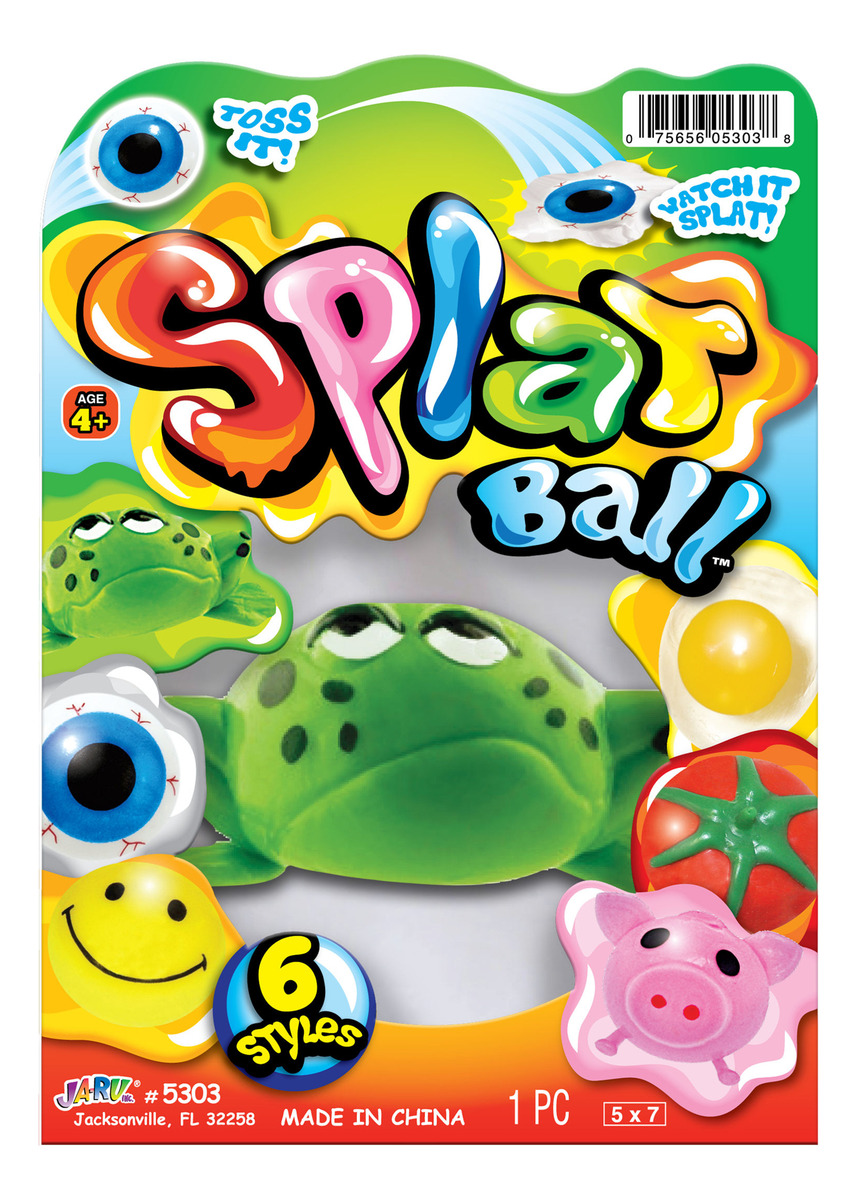 Squishy Bola Antiestrés Esponjosa Splat Ball Juguete Jaru Tx