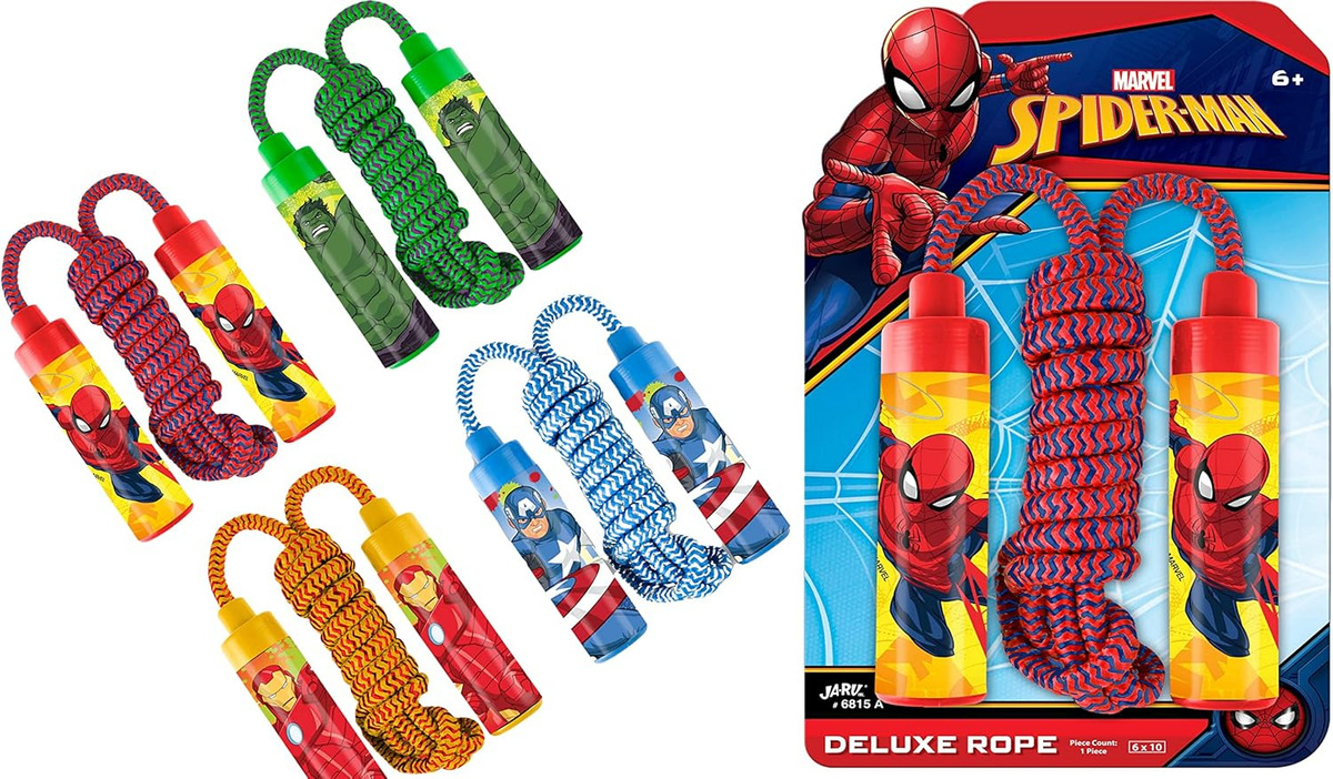 Cuerda Salto Marvel Ja-ru Didactico Niño Deporte Juguete Tx
