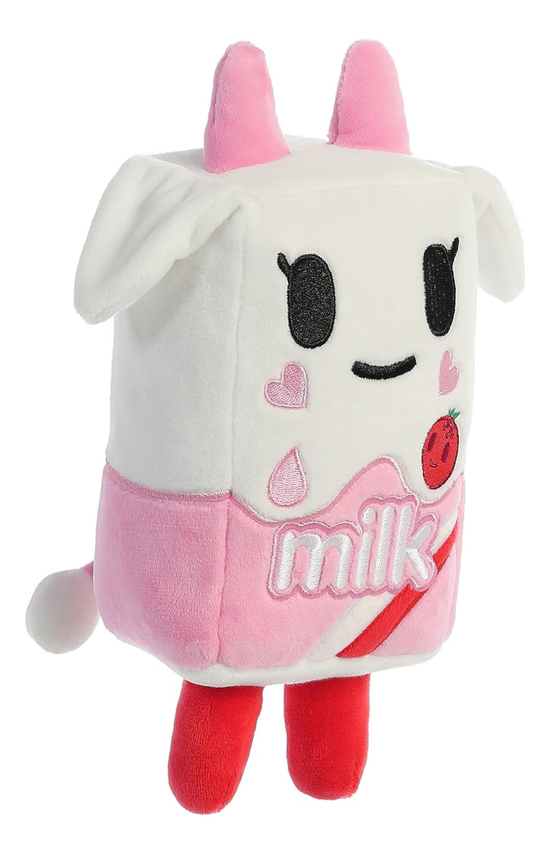 Peluche Latte Leche Frutilla Tokidoki Moofia Felpa Suave Trx
