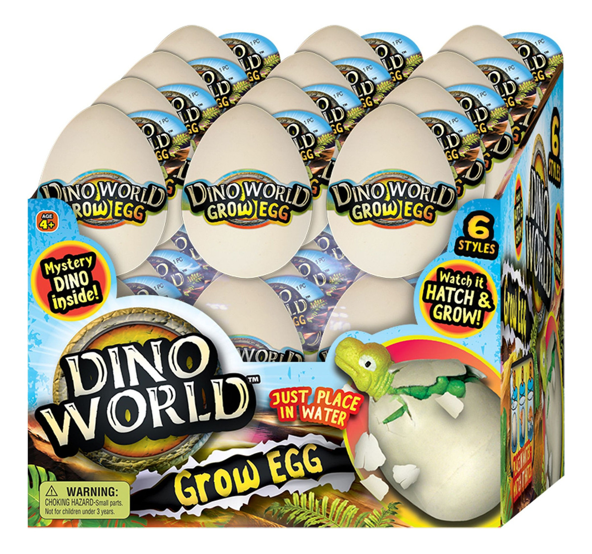 Huevo Dinosaurio Que Crece Sorpresa Dino World Sumergible Tx