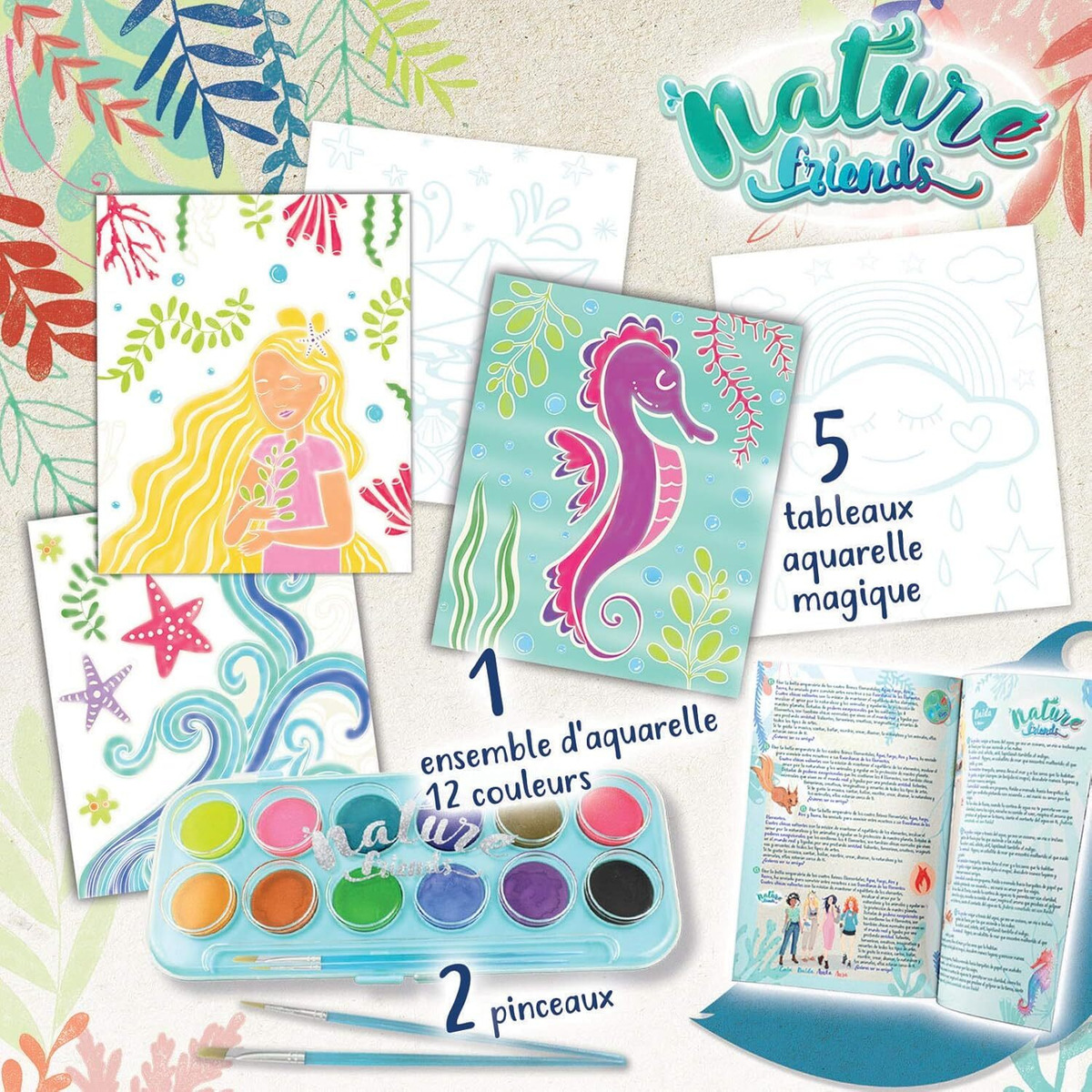 Juego Acuarela Magica Pintar Dibujar Manualidades Educa