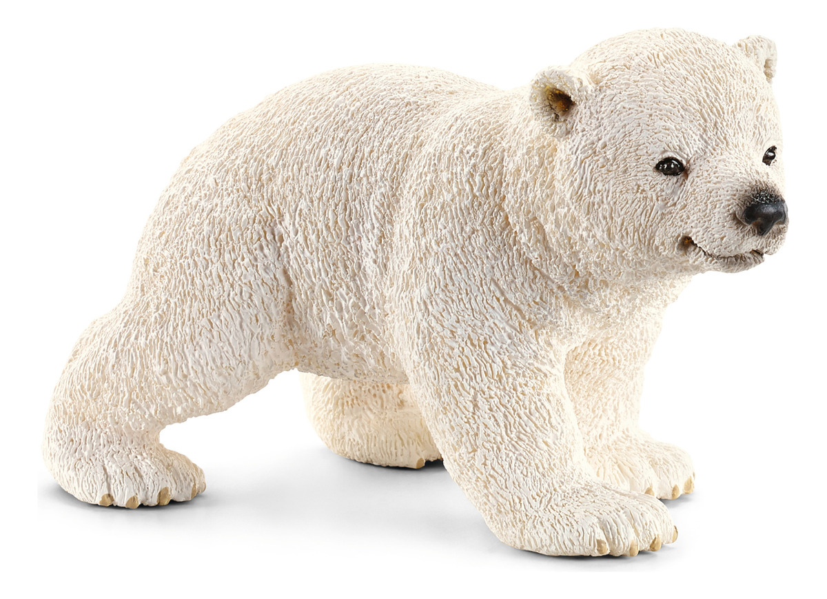 Figura Oso Polar Cachorro Schleich Wild Life Realista Trex